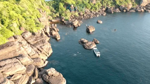 Half Day Tour | Hon Buom & Hon May Rut: Snorkeling, BBQ And Watch Sunset