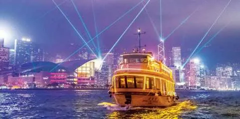 Victoria Harbor Cruise: A Symphony of Lights | Brilliant Night Cruise | 75-Minute Free-Flow Drinks on Board | Wing On